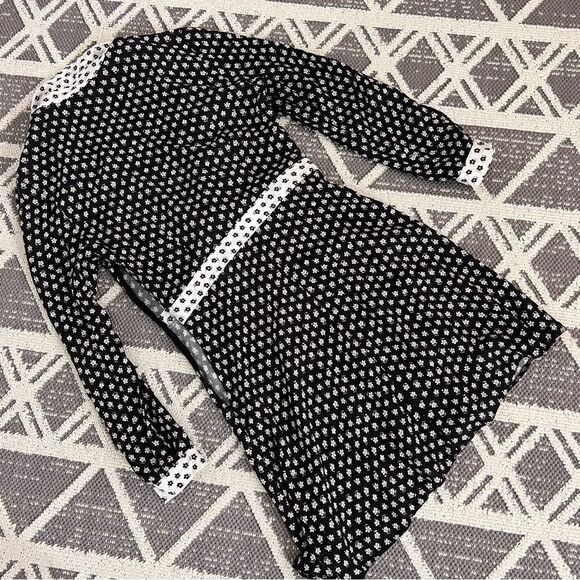 Miss selfridge ditzy floral long sleeve fit & flare dress - Picture 5 of 6